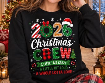 2026 Christmas Crew PNG, Family Holiday Digital Download, Instant Download