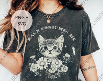 Rage Consumes Me png, Funny Hilarious Kitten Meme, Weirdcore png, Sarcastic png, Unhinged png, Funny Mental Health Meme