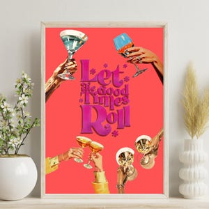 Cocktailmuurkunst, digitale happy hour-poster, afdrukbaar drankjerecept, grappig barwagendecor, instant download, Cheers Party Kitchen Artwork