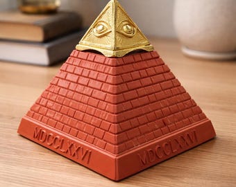 ピラミッドとプロビデンスの目 / フリーメイソン、ラルビカイト石