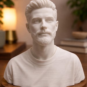 Buste Sculpture Homme Torse Antique, Décoration Jardin Intérieur, 56 Cm, Palazzo INT
