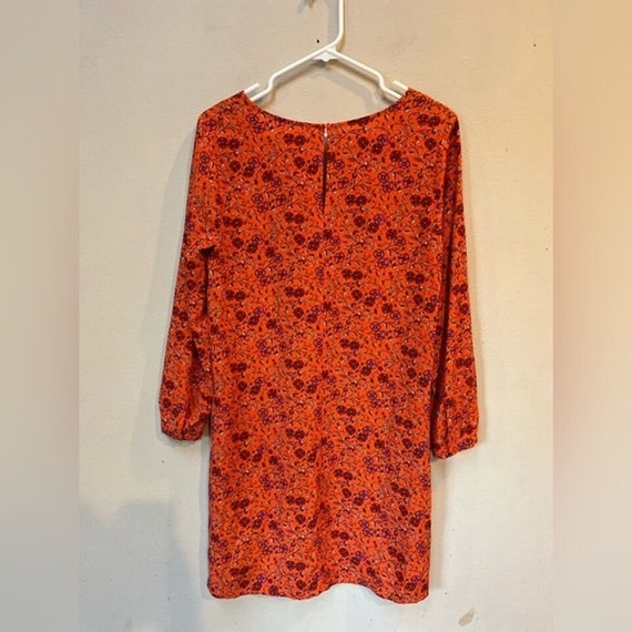 Vintage Old Navy Women’s Orange Pink Floral Bohem… - image 2