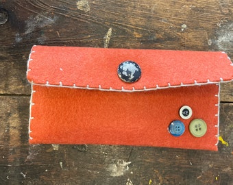 Pochette di feltro handmade