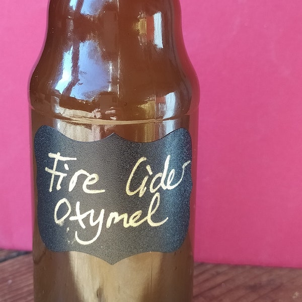 Fire Cider Oxymel *Sauerhonig *Immunsystem *Frühjahrskur *Naturprodukt *Oxymel *Stärkung *Kräuter *Shot *Ingwer *Kurkuma *Energie