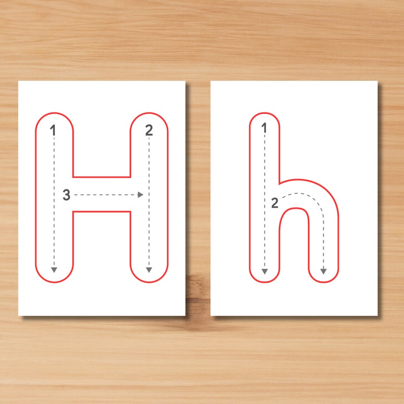Dashed Lowercase H Letters Tracing Worksheets, Alphabet Tracing, Handwriting Letters ...