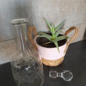 Glass carafe bottle