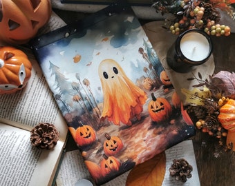 Presente para um verme de livro, capa de livro, capa de livro de outono, acessórios de livro, presente para amantes de livros, capa de livro para brochura e capa dura