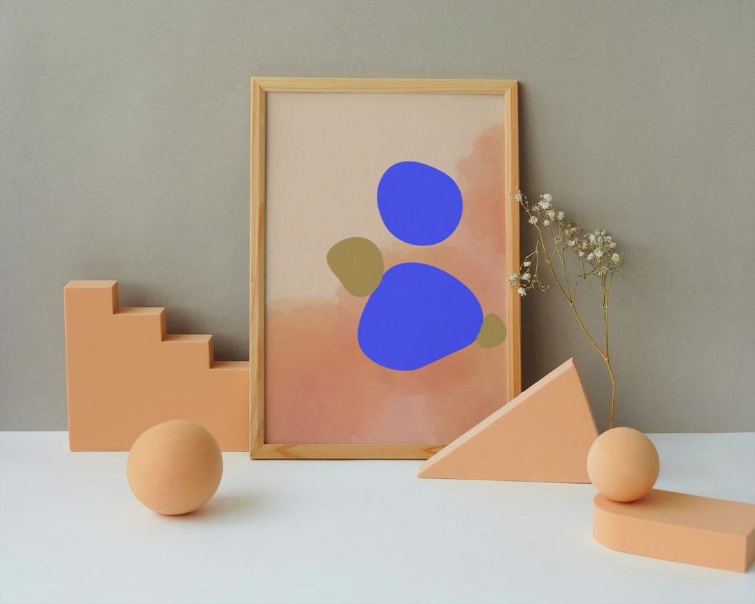 Modern Abstract Art Print | Minimalist Wall Decor | Digital Download ...