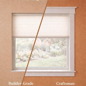 DIY Craftsman Window Trim Kit – Primed Pine, Easy Install, Custom Casing