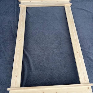 Custom Size Craftsman Window Trim Kit: Solid Pine DIY Frame
