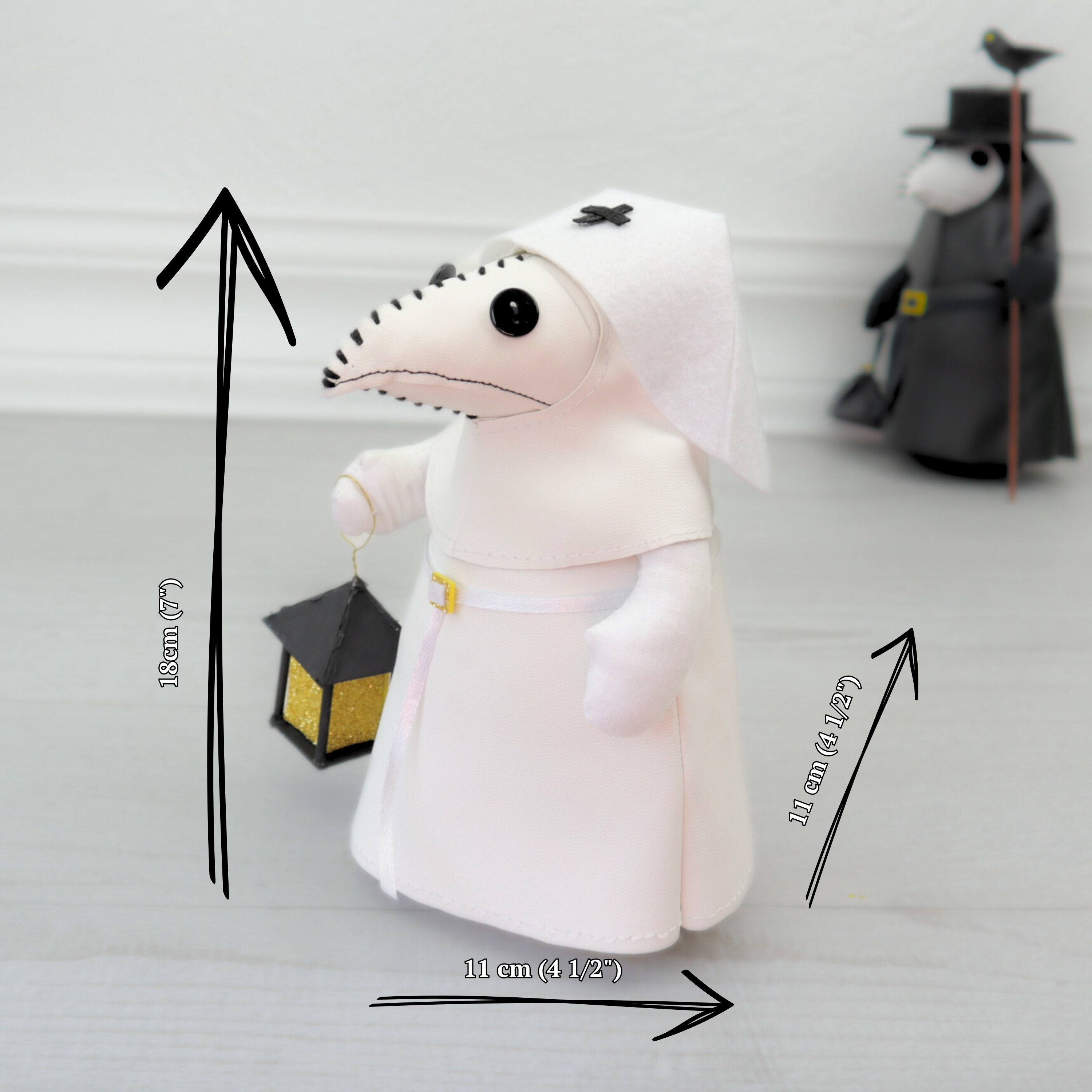 Plague Nurse Rag Doll Sewing Pattern Creepy Doll Do It Yourself - Etsy