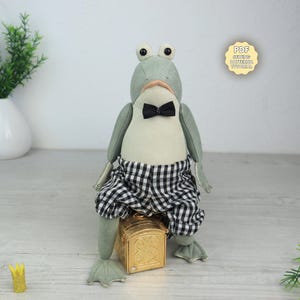 Frog Plush Sewing Pattern Digital Download Stuffed Animals Do it yourself