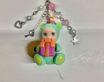 Sonny Angel Keychain: Kawaii Mini Doll Bag Charm