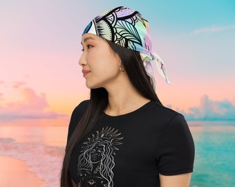 Third Eye Inner Sight Feel and Be Soft Colourful Bandana