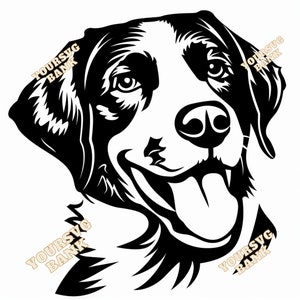 Pacchetto Brittany Dog SVG e PNG - File digitali premium per artigianato e design