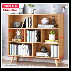 #WoodenShelf #OpenBookcase #3TierDisplay #FreestandingCabinet #RackwithLegs #MultipleCubes #FreeStandingBookshelf #HousewarmingGift #HomeDecor #ModernFurniture #StorageSolution #OrganizedLiving #InteriorDesign #MinimalistStyle #NaturalWood