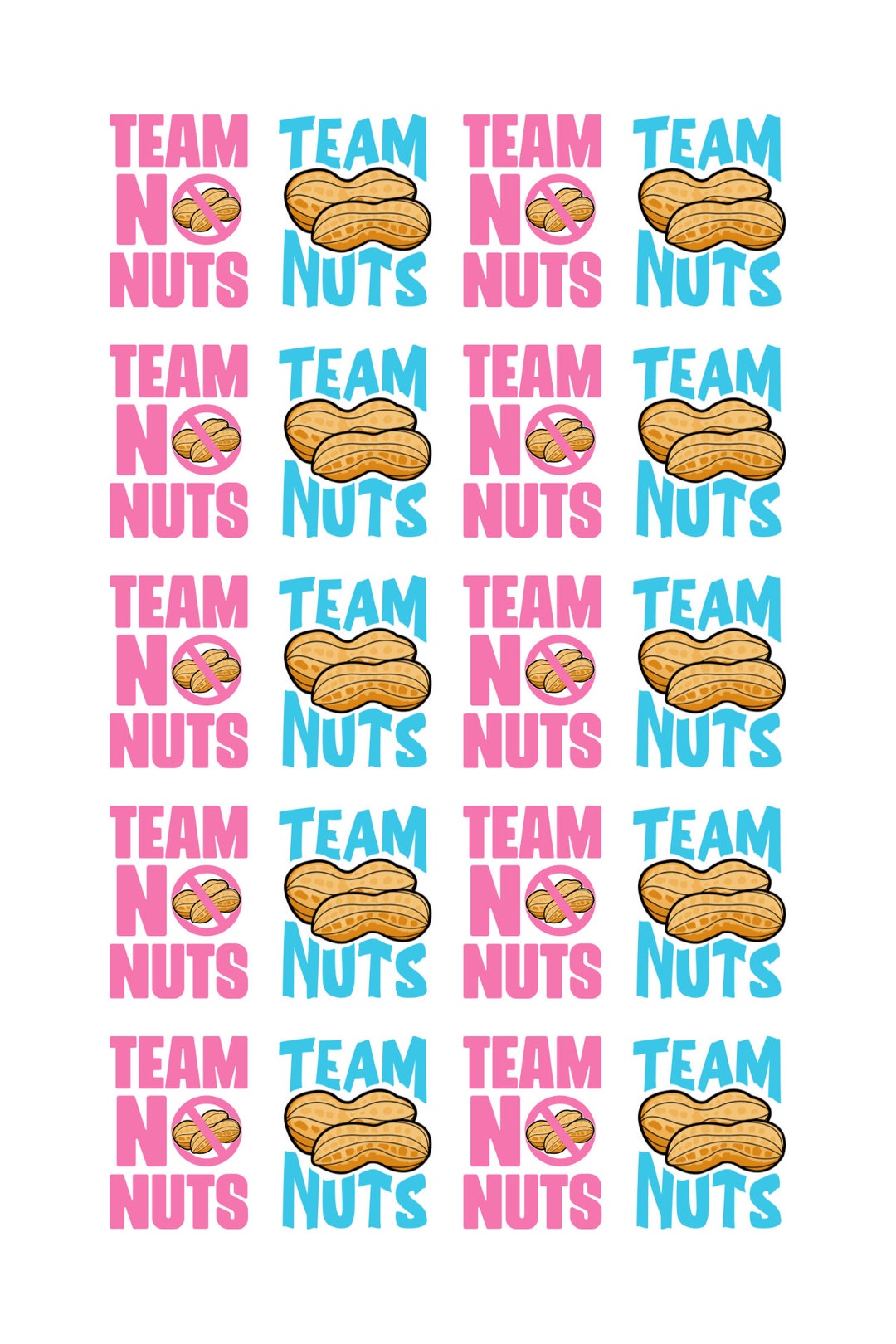 Forbidden Road Gender Reveal Party Kit – 82 PCS Stickers & Badges, Pink & Blue, For Baby Showers & Reveal Celebrations - View #4