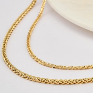 Gold foxtail chain - Etsy 日本