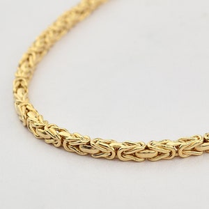 期間限定30％OFF! ハンドメイドのビザンチン ゴールド ネックレス チェーン アクセサリー