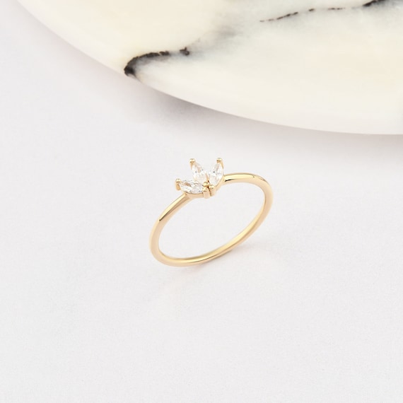 14K Gold Crown Ring, Gold Crown Ring, Princess Ring, Queen Ring, Gold Princess Ring, Crown Ring, Crown Jewelry , 14K Gold Ring.