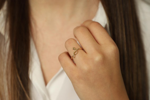 14K Gold Snake Ring, Gold Snake Ring, Snake Ring, Snake Shape Ring, Animal Gold Ring, Serpent Ring, 14K Gold Ring, 14K Gold Snake.