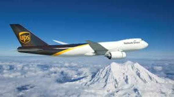 UPS Express Shipping Service Package Update