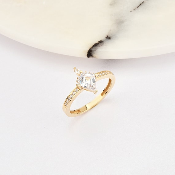 14K Gold Crown Ring, Gold Crown Ring, Princess Ring, Queen Ring, Gold Princess Ring, Crown Ring, Crown Jewelry , 14K Gold Ring.