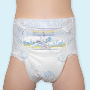 Kiddo Fluffy Fly Adult Diaper ABDL High absorbency Brand new Medium/Large/XL