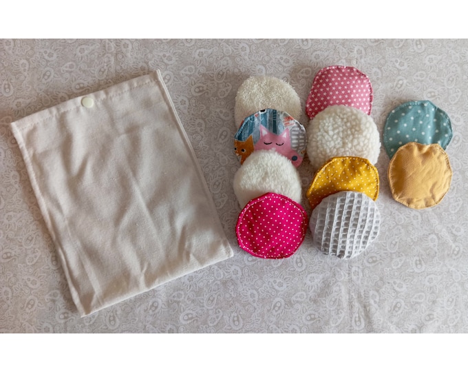 10 sensory pillows for babies, baby sensory toys, montessory toys, texture toys, 0+, pink set