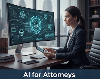 KI für Anwälte - 30-Tage Professional Training Guide | Juristische Produktivität, legale Tech-Lernen, ethische Nutzung der KI | Digitaler Download PDF