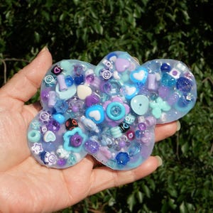 Cloud Picky Pad Fidget Toy: Colorful Beads & Mixed Shapes, Reusable Sensory Toy