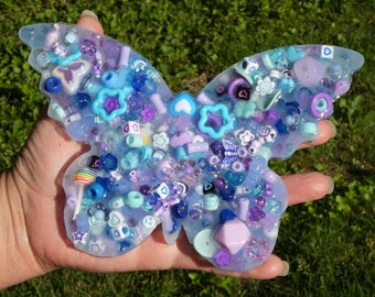 Butterfly Fidget Toy: Sensory Picky Pad with Colorful Beads & Mixed Shapes