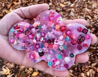 Cloud Picky Pad Fidget Toy: Colorful Beads & Mixed Shapes, Reusable Sensory Toy