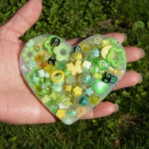 Heart Picky Pad Fidget Toy: kleurrijke kralen en verschillende vormen - herbruikbare optie