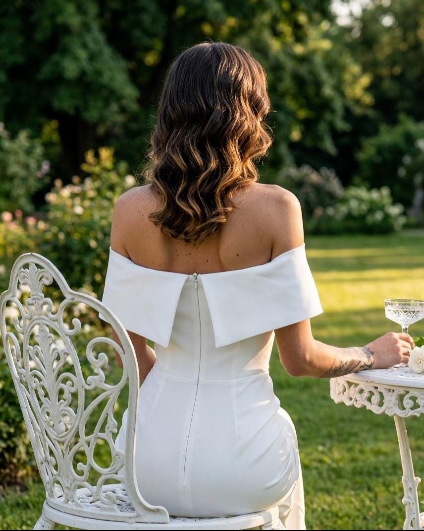 White Formal Petite Dresses for Women - Etsy