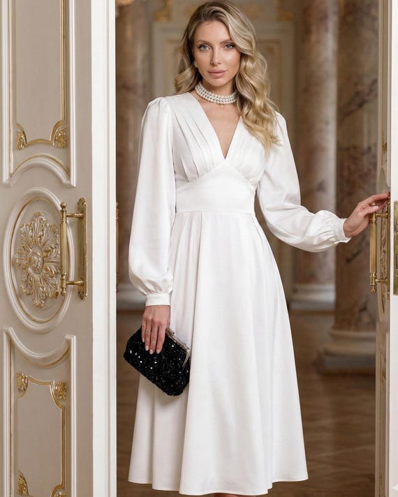 engagement party dress white Zapaka Women Sheath Long with Flowers Spaghetti Straps Bridal Shower Party Dress ZAPAKA NZ Make a statement at cocktail hours with its chic design White Engagement Party Dress, Reception
