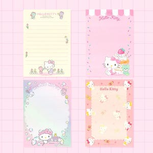 Cute Kitty Memo Sample Set, Junk Journaling, Happy Mail Supply - 8 Sheets - Not A Memo Pad