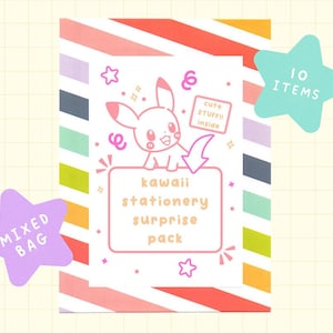 Kawaii Stationery Surprise Pack • Happy Mail • Sparkle Exclusive