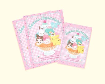 Kawaii Cute Stationery Set, Happy Mail Supply, Kawaii Stationery