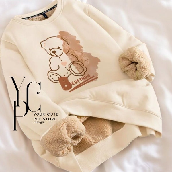 Personalized Fluffy Hoodie Etsy UK