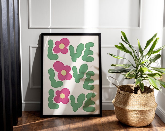 Botanical Wall Art,house Plant Lover, Botanical Poster, Dorm Art Decor ...