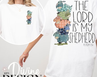 Der Herr ist mein Hirte christliches Damen-T-Shirt