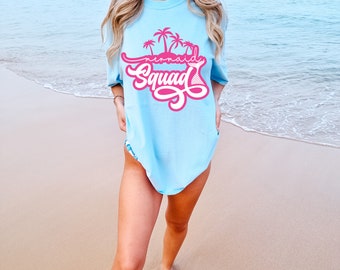 Mermaid Squad T-Shirt: Comfort Colors Beach Vacation Tee