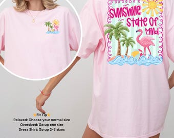 Tropical Flamingo T-Shirt: Relaxed Fit Summer Tee