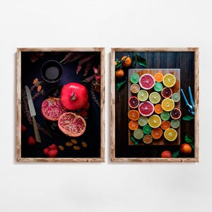 Kitchen Wall Art For Home Decor, Mega Bundle Food Fruit Prints, Food Wall Art For Restaurant, Printable Large Painting, Digital Download