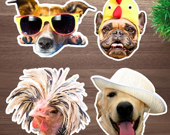 Custom Big Head Cutout: Personalized Photo Prop (Digital File)