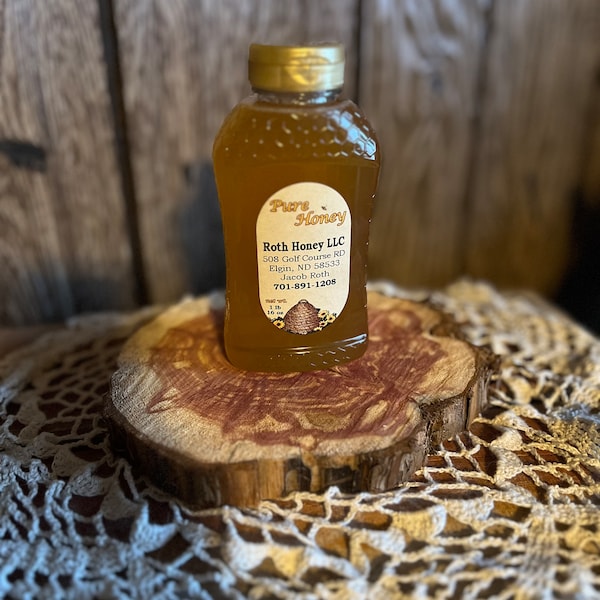 Honey, 1lb raw unfiltered honey