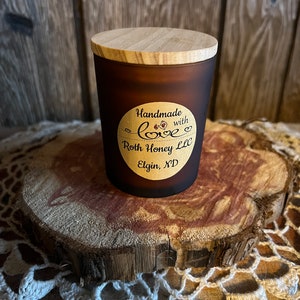 Beeswax candle