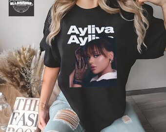 Ayliva Ayliva T-Shirt, Kapuzenpullover mit Backprint, Ayliva merch Sweatshirt