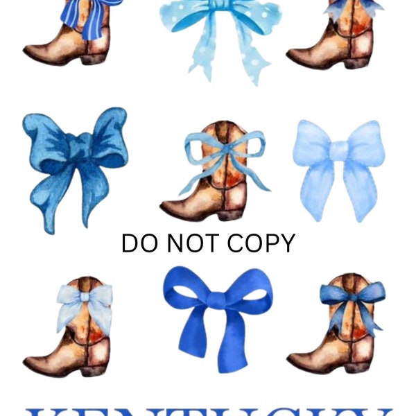 Kentucky Boots Coquette Digital Transfer